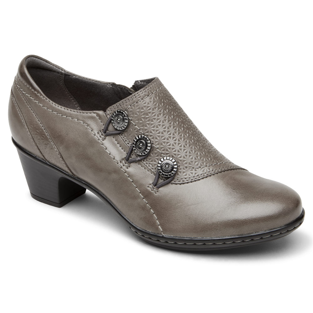 Rockport Womens Wedges Grey - Cobb Hill Kailyn High Vamp - UK 540-TCEWRK